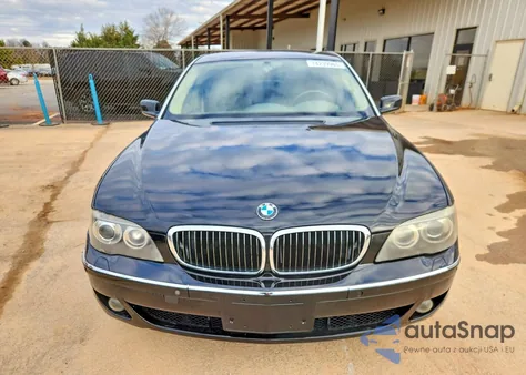 2006 BMW 750 Li z USA, uszkodzony, nr VIN WBAHN83566DT30086